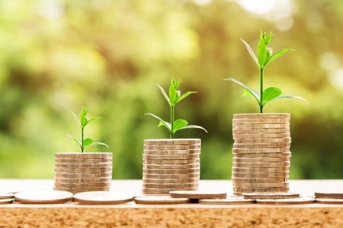 Money of down payment growing