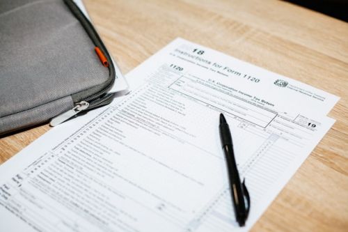 Formulaire d’impôt à remplir