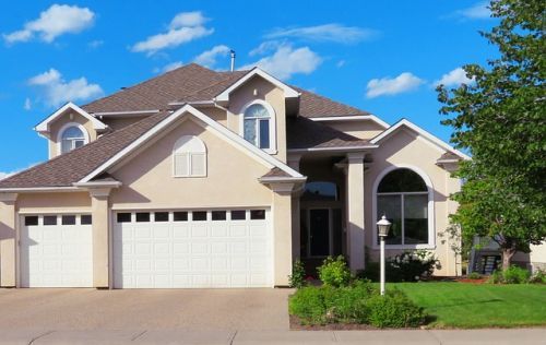 Big beige house 