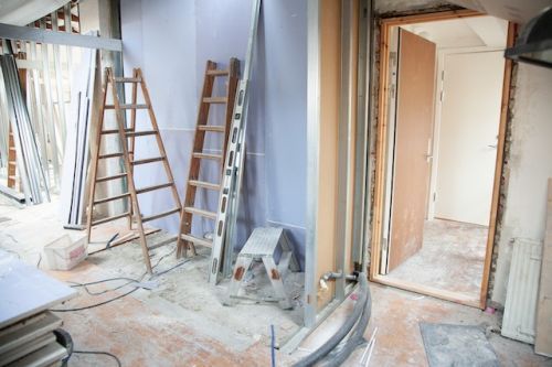 Renovations in an appartment