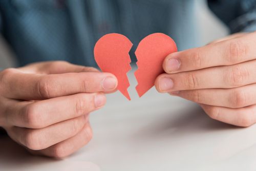 Cœur brisé par une séparation