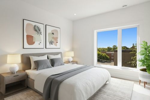 Chambre principale d’un appartement sous-loué