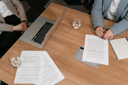 Real estate brokers are intermediaries between people involved in the transaction